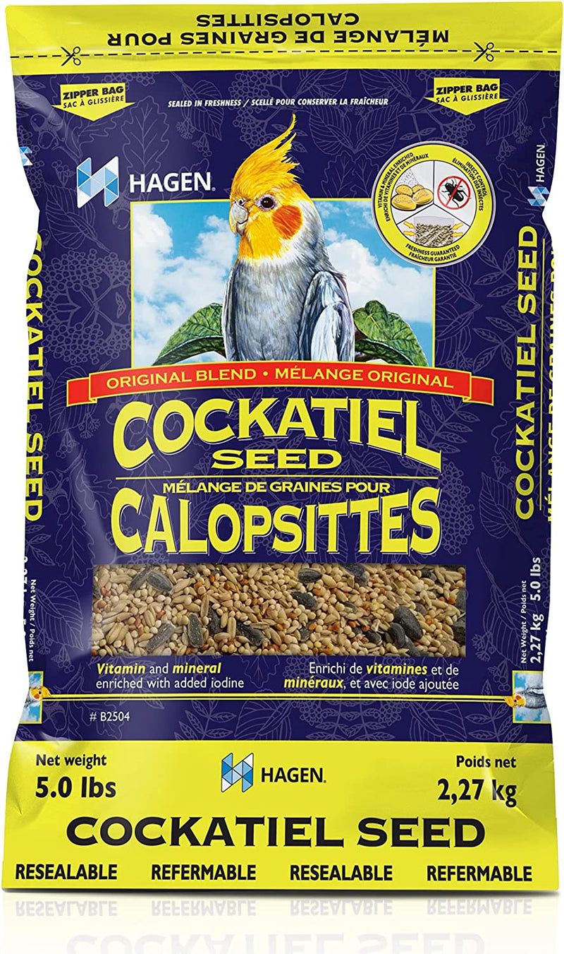 Hagen Cockatiel Staple Vme Seed, 5-Pound Animals & Pet Supplies > Pet Supplies > Bird Supplies > Bird Food Hagen   