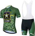 BIKE BEER Army Cycling Jersey Navy Cycling Jersey Set Men'S Cycling Kit Sporting Goods > Outdoor Recreation > Cycling > Cycling Apparel & Accessories BIKE BEER Greena 4X-Large 