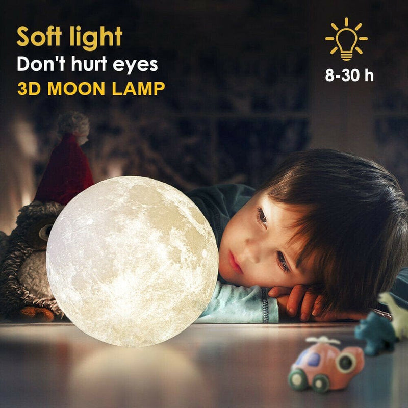 16 Colour Remote Control + Touch Moon Lamp USB Night Light Kids Dimmable Led 3D Remote Control Valentine'S Day Moon Light Night Light Home & Garden > Decor > Seasonal & Holiday Decorations Time Frame Camera Accessories   
