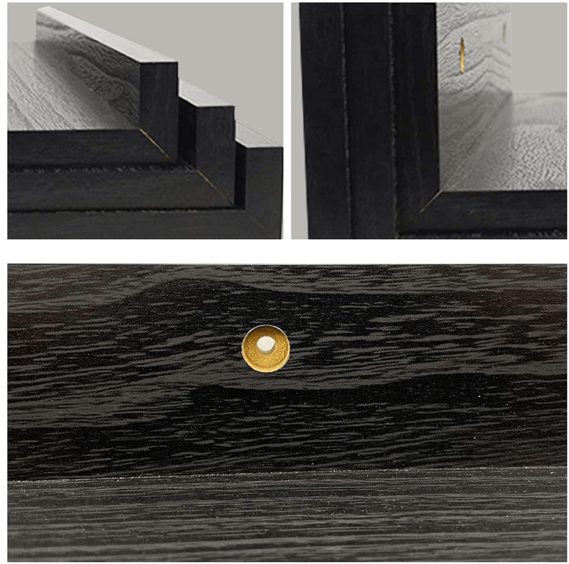 16 Inch Black Floating Shelves Set of 3, Picture Ledge Wall Mount Shelf for Bedroom, Living Room, Office, Kitchen