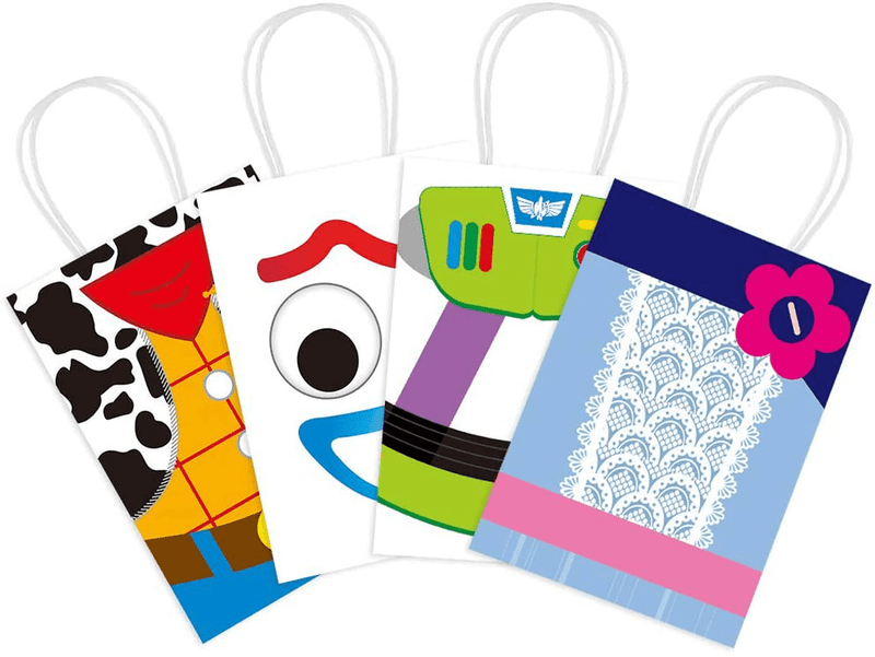 16 PCS Toy Inspired Story Decorations, Party Favor Bags for Toy Inspired Story Party Supplies- Party Favor Goody Bags for Girls Boys Adults Birthday Party Decor- 4 Patterns Double Sided Printed Home & Garden > Decor > Seasonal & Holiday Decorations& Garden > Decor > Seasonal & Holiday Decorations BCHOCKS   