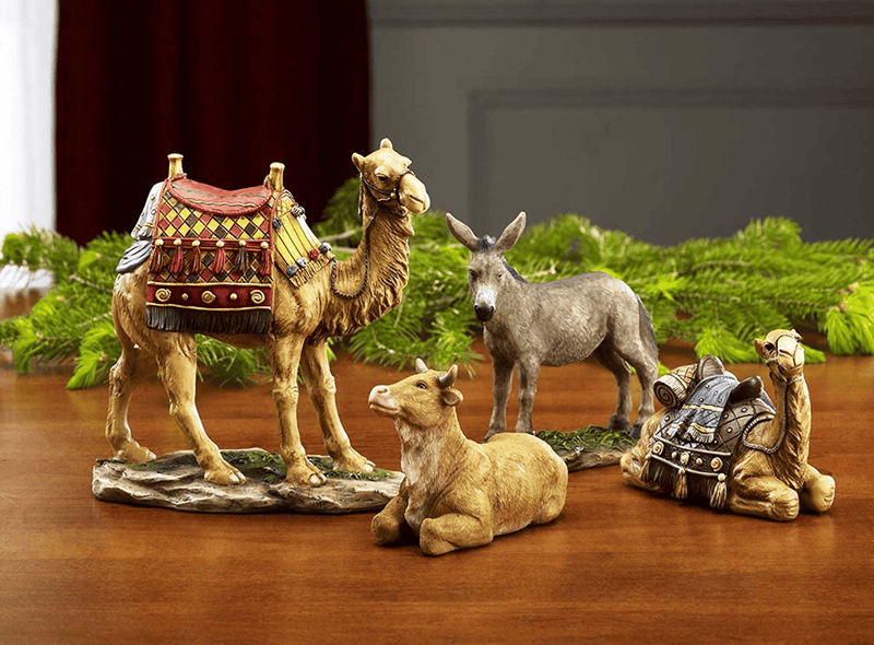16 Piece Deluxe Edition Christmas Nativity Set with Real Frankincense Gold and Myrrh - 10 inch Scale Home & Garden > Decor > Seasonal & Holiday Decorations& Garden > Decor > Seasonal & Holiday Decorations THREE KINGS GIFTS THE ORIGINAL GIFTS OF CHRISTMAS   