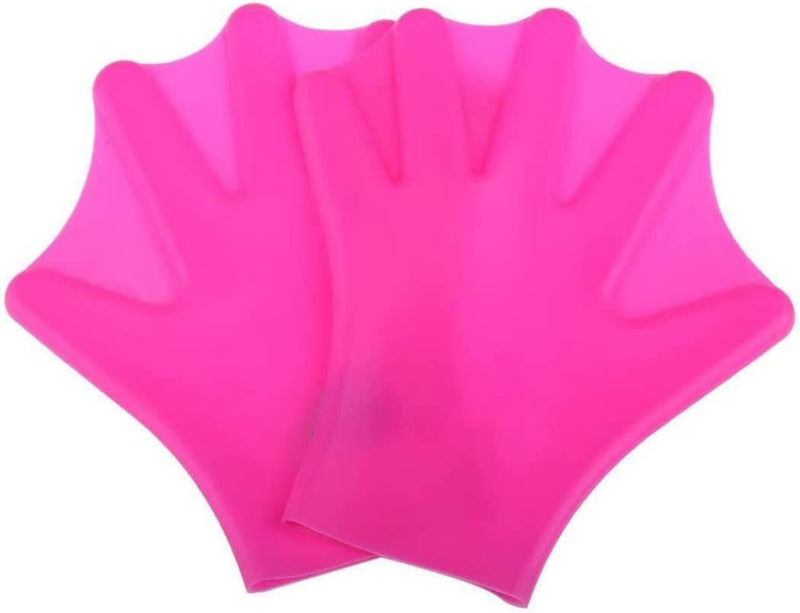 Naisicore Silicone Swimming Gloves Aquatic Swimming Training Gloves Diving Hand Equipment for Men Women Fitness Surfing Sports Rosy L Swimming Tool Sporting Goods > Outdoor Recreation > Boating & Water Sports > Swimming Naisicore   