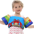 Toddler Swim Vest Kids Adjustable Strap Swimming Jacket Pool Floaties Learn Swimming Training, Cute Cartoon Swim Training Equipment Swim Aid for 20-50 Lbs Boys and Girls Sporting Goods > Outdoor Recreation > Boating & Water Sports > Swimming Onory Blue crab  