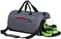 Kuston Sports Small Gym Bag for Men and Women Travel Duffel Bag Workout Bag with Shoes Compartment&Wet Pocket Home & Garden > Household Supplies > Storage & Organization Kuston Grey XL 