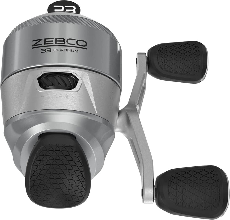 Zebco 33 Platinum Spincast Reel, 5 Ball Bearings (4 + Clutch), Instant Anti-Reverse with a Smooth Dial-Adjustable Drag, Powerful All-Metal Gears and Spooled with 10-Pound Cajun Line Sporting Goods > Outdoor Recreation > Fishing > Fishing Reels Zebco Platinum Reel  