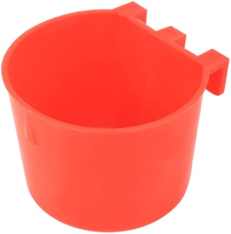 12Pcs Bird Feeder Cage Cups Hanging Chicken Water Cups Pet Bowl with Hooks Rabbit Food Dish for Cages Plastic Feeding & Watering Supplies for Pigeon Poultry Roosters Gamefowl Parakeet (12Pcs-Red) Animals & Pet Supplies > Pet Supplies > Bird Supplies > Bird Cage Accessories > Bird Cage Food & Water Dishes TIANTUTUTEC   
