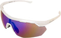 RAWLINGS RY134 Youth Baseball Shielded Sunglasses Lightweight Sports Youth Sport Sporting Goods > Outdoor Recreation > Winter Sports & Activities Rawlings White/Blue/Purple  