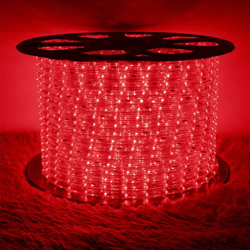 LED Rope Lights 110V Waterproof Connectable String Lights for Indoor Outdoor Garden Decorative Lighting Green Home & Garden > Decor > Seasonal & Holiday Decorations LamQee 150' Red 