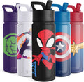 Simple Modern Marvel Spider Man Kids Water Bottle with Straw Lid | Insulated Stainless Steel Reusable Tumbler Gifts for School, Toddlers, Girls, Boys | Summit Collection | 14Oz, Spider Armor Home & Garden > Kitchen & Dining > Tableware > Drinkware Simple Modern Spidey Kid 18oz Water Bottle 
