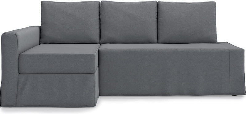 TLYESD Easy Fit Friheten Sleeper Sofa Cover Replacement for Couch Cover IKEA Friheten 3 Seat Sofa Bed Slipcover ,Friheten Sleeper Sofa Cover (Chaise on Left- Face to Sofa) Home & Garden > Decor > Chair & Sofa Cushions TLYESD Dark Grey Left Chaise 