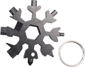 18-In-1 Portable Snow Flake Multi-Tool for Cycling, Camping, Travel and Outdoor Sporting, Gifts for XMAS, Gifts for Boyfriend (Black) Sporting Goods > Outdoor Recreation > Camping & Hiking > Camping Tools GoodsGoods Black  