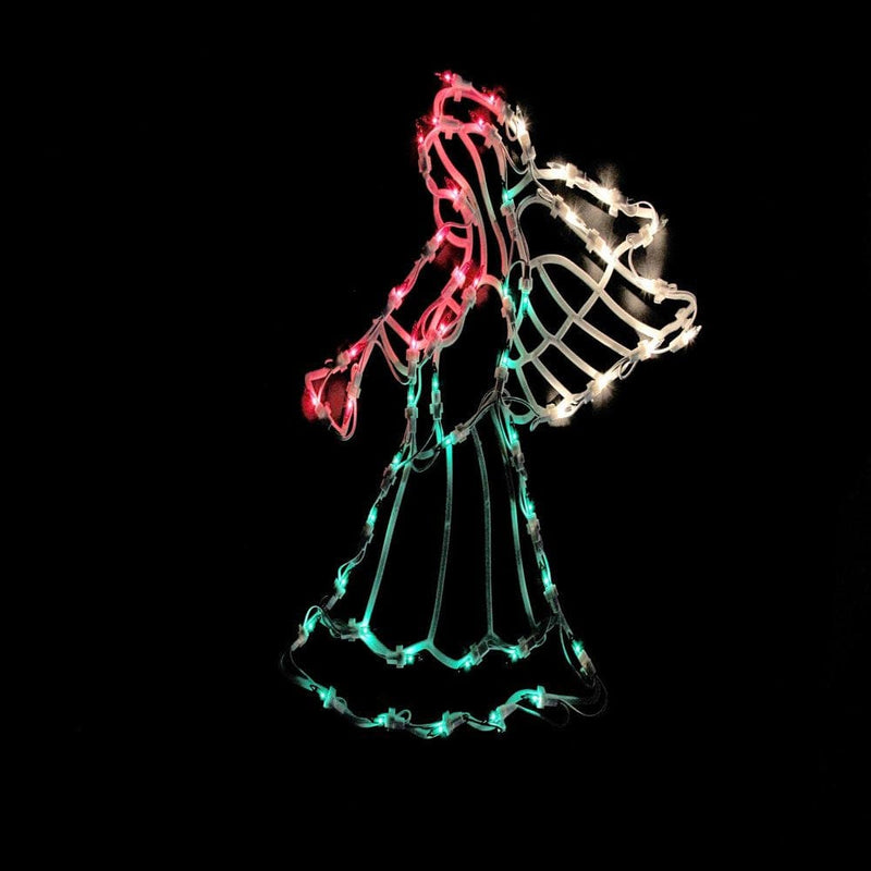 18" Lighted Angel Christmas Window Silhouette Decoration Home Home & Garden > Decor > Seasonal & Holiday Decorations& Garden > Decor > Seasonal & Holiday Decorations Northlight   