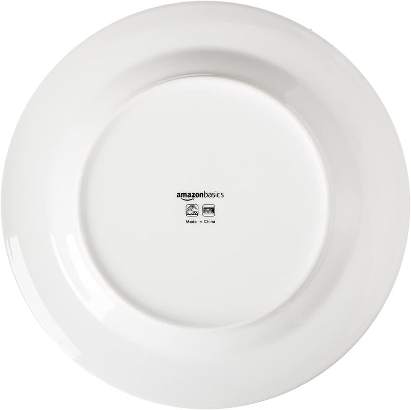 18-Piece Kitchen Dinnerware Set, Plates, Dishes, Bowls, Service for 6 - White