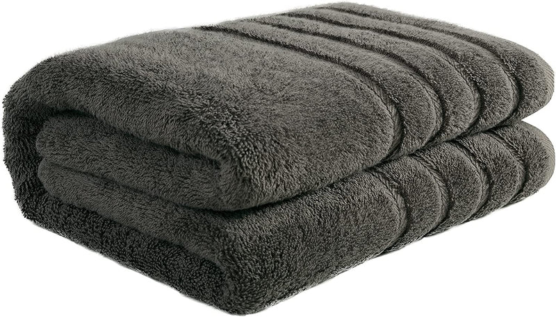 Comfort Realm Ultra Soft Towel Set, Combed Cotton 600 GSM 100 Percent Cotton (White, 1 Bath Sheet) Home & Garden > Linens & Bedding > Towels Comfort Realm Grey 1 Bath Sheet 