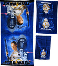 S.L. Home Fashions 3 Pieces 100% Cotton Bath, Hand, and Fingertip Towel Sets (Princess) Home & Garden > Linens & Bedding > Towels S.L. Home Fashions Star Wars  