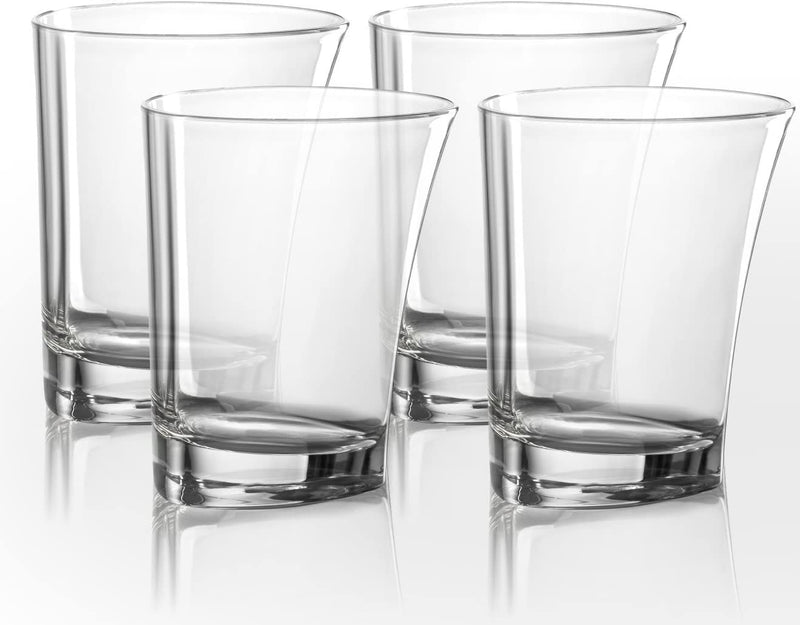 Kitchinventions Unbreakable Tritan Drinking Glasses | Ideal for Beverages & Cocktails | Shatterproof Barware | Clear and Durable | Dishwasher Safe | Great for Travel and Boat (4,12 Oz Whiskey) Home & Garden > Kitchen & Dining > Barware KitchInventions   