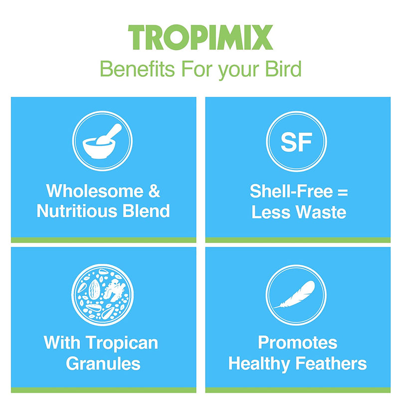 HARI Tropimix Premium Enrichment Food for Small Parrots Animals & Pet Supplies > Pet Supplies > Bird Supplies > Bird Food Hari   