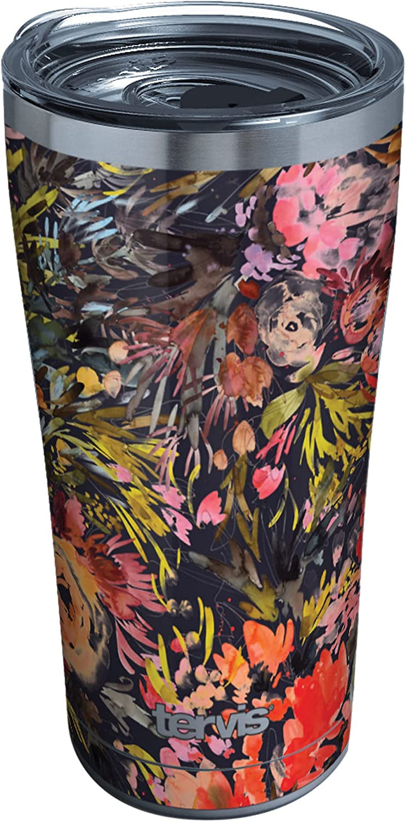 Tervis Made in USA Double Walled Kelly Ventura Floral Collection Insulated Tumbler Cup Keeps Drinks Cold & Hot, 16Oz 4Pk - Classic, Assorted Home & Garden > Kitchen & Dining > Tableware > Drinkware Tervis Bright Floral 20oz - Stainless Steel 
