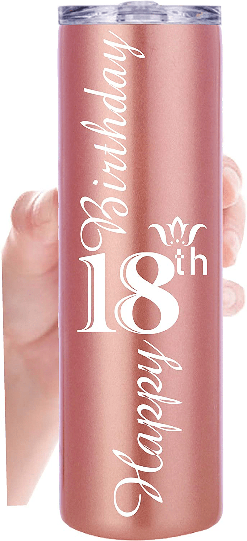 18th Birthday Gifts for Girl, 18 Birthday Gifts, Gifts for 18th Birthday Girl, 18th Birthday Decorations, Happy 18th Birthday Candle, 18th Birthday Tumblers, 18th Birthday Party Supplies Home & Garden > Decor > Home Fragrances > Candles MEANT2TOBE   