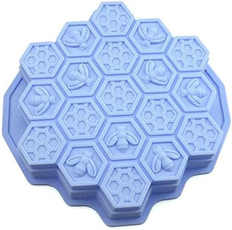 19 Cavities Honeycomb Cake Molds Silicone Soap Making Mold,Cake Baking Pan (Color in Random) Home & Garden > Kitchen & Dining > Cookware & Bakeware wan chang you   