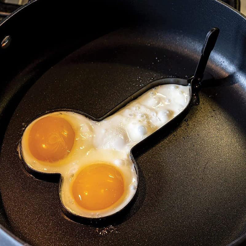 Egg Fryer, Funny Egg Pancake Cooking Tool, Professional Non-Stick Egg Ring, Stainless Steel DIY Kitchen Egg Fried Mold with Handle(Shape Boy+Girl) Home & Garden > Kitchen & Dining > Kitchen Tools & Utensils Beauty HAO   