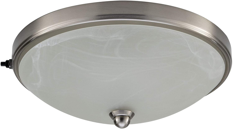 Recpro RV Decorative Ceiling Light | 12V LED Light | Dinette LED with Glass Dome | Ceiling Fixture (1 Light)