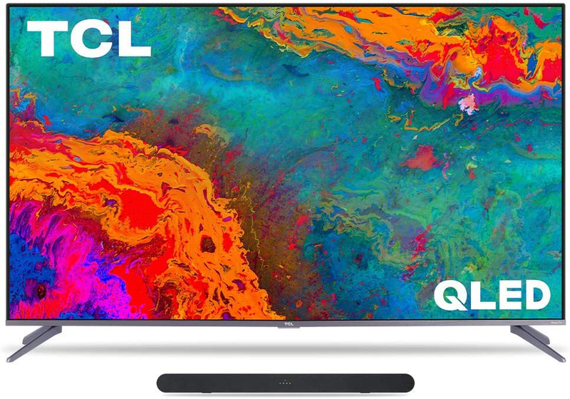 TCL 50-inch 5-Series 4K UHD Dolby Vision HDR QLED Roku Smart TV - 50S535, 2021 Model Electronics > Video > Televisions TCL TV with Alto 6 Sound Bar 75-Inch 