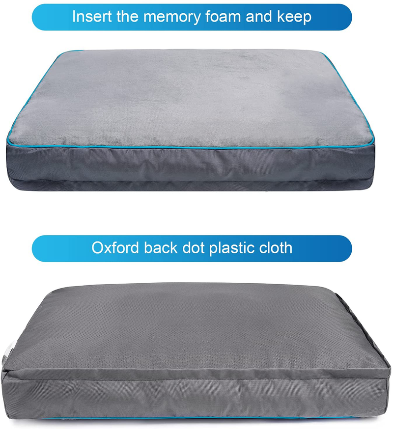 My Oli Durable Dog Bed for Dog Puppys Flannel Oxford Cloth Dog Mat up to 50Lbs Medium Pet Bed Mat with Removable Washable Cover, Waterproof Inner Liner Soft anti Slip Pad Mat for Pets Dogs Animals & Pet Supplies > Pet Supplies > Dog Supplies > Dog Beds My OLi   