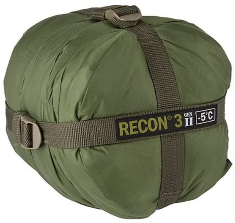 Elite Survival Systems Recon 3 Sleeping Bag, Olive Drab, 23 Degree Fahrenheit, -5 Degree Celsius