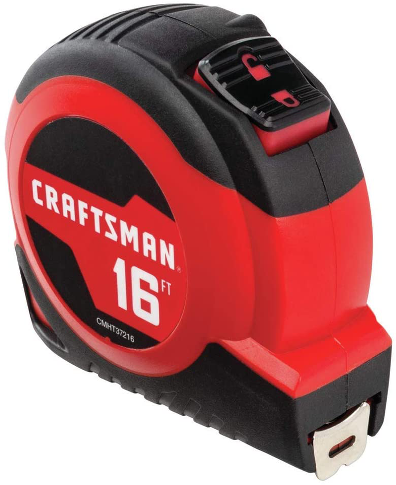 CRAFTSMAN Tape Measure, Self-Lock, 16-Foot (CMHT37216S) Hardware > Tools > Measuring Tools & Sensors Craftsman   