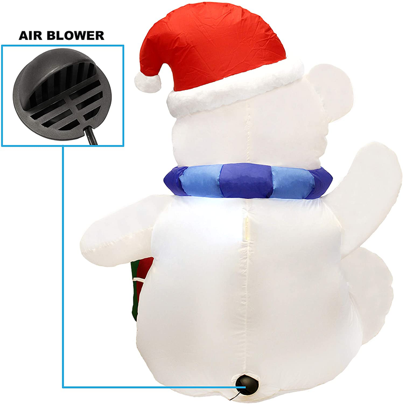 Joiedomi 4 ft Christmas Self Inflatable Polar Bear LED Light Up Giant Blow Up Yard Decoration for Xmas Holiday Indoor/Outdoor Garden Party Favor Supplies Décor. Home & Garden > Decor > Seasonal & Holiday Decorations& Garden > Decor > Seasonal & Holiday Decorations Joiedomi   