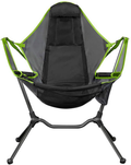 Jiating Folding Camp Chair,Camping Swing Luxury Recliner Relaxation Swinging Comfort Lean Back Outdoor Folding Chair Beach Chairs Sporting Goods > Outdoor Recreation > Camping & Hiking > Camp Furniture Jiating Green  