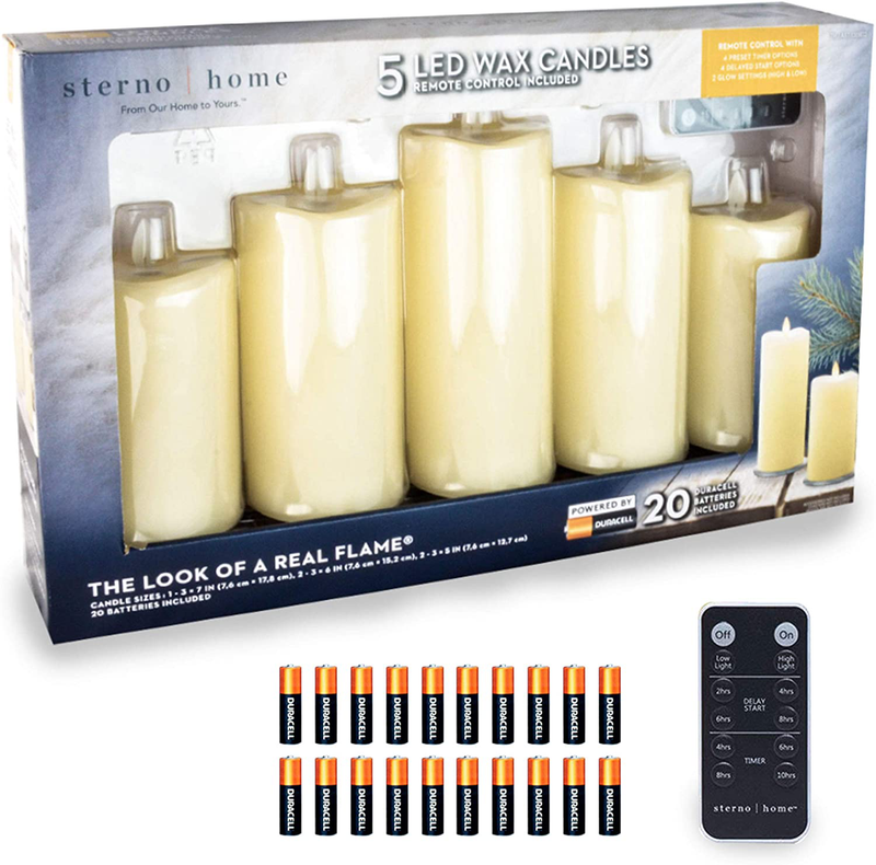 LED Wax Candles with Remote Control Home & Garden > Decor > Home Fragrances > Candles Sterno Default Title  