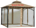 Replacement Mosquito Netting Screen Walls for Gazebo Size 10 Ft X 10 Ft (Gazebo Mosquito Net Only) Sporting Goods > Outdoor Recreation > Camping & Hiking > Mosquito Nets & Insect Screens Westcharm Netting 12*12 