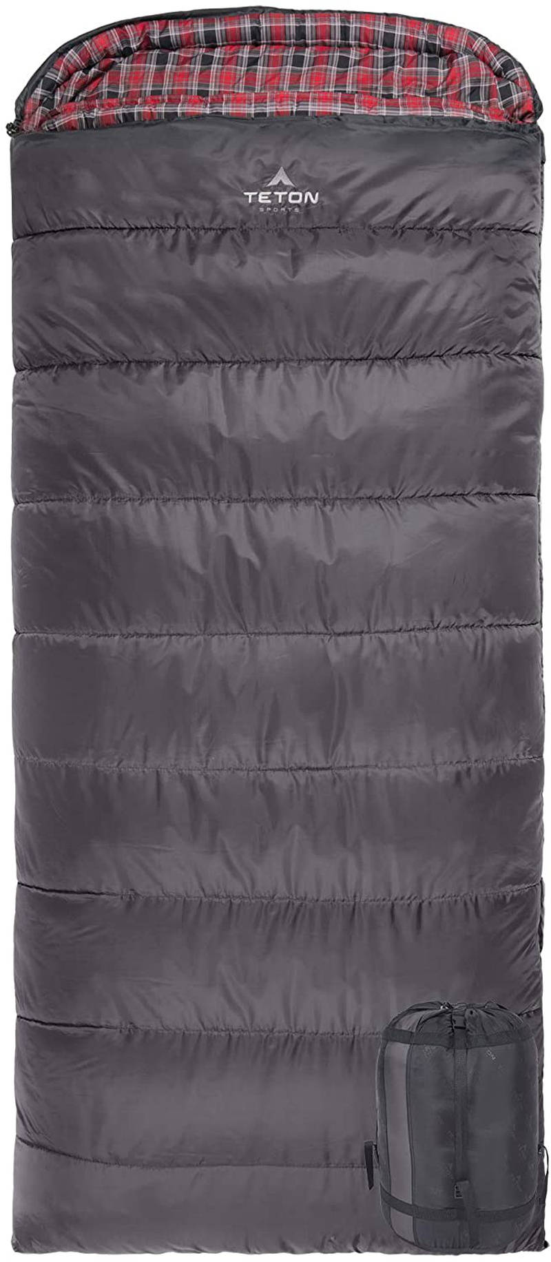 TETON Sports Celsius XL Sleeping Bag; Great for Family Camping; Free Compression Sack Sporting Goods > Outdoor Recreation > Camping & Hiking > Sleeping Bags TETON Sports Grey Rip-stop -25F Left Zip