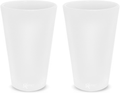 Silipint Silicone Pint Glass. Unbreakable, Reusable, Durable, and Guaranteed for Life. Shatterproof 16 Ounce Silicone Cups for Parties, Sports and Outdoors (2-Pack, Arctic Sky & Hippy Hop) Home & Garden > Kitchen & Dining > Tableware > Drinkware Silipint Frosted White 2-Pack 
