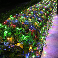 Colorful LED Net Lights Christmas Day Decoration Fairy String Christmas Light Mesh Home & Garden > Decor > Seasonal & Holiday Decorations YIZHOUER Colorful  