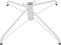 ELFJOY White Christmas Tree Stand 21.6" Iron Metal Bracket Rubber Pad with Thumb Screw