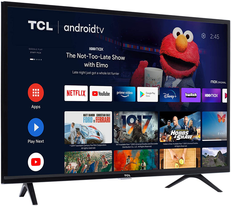 TCL 32-inch Class 3-Series HD LED Smart Android TV - 32S334, 2021 Model Electronics > Video > Televisions TCL   
