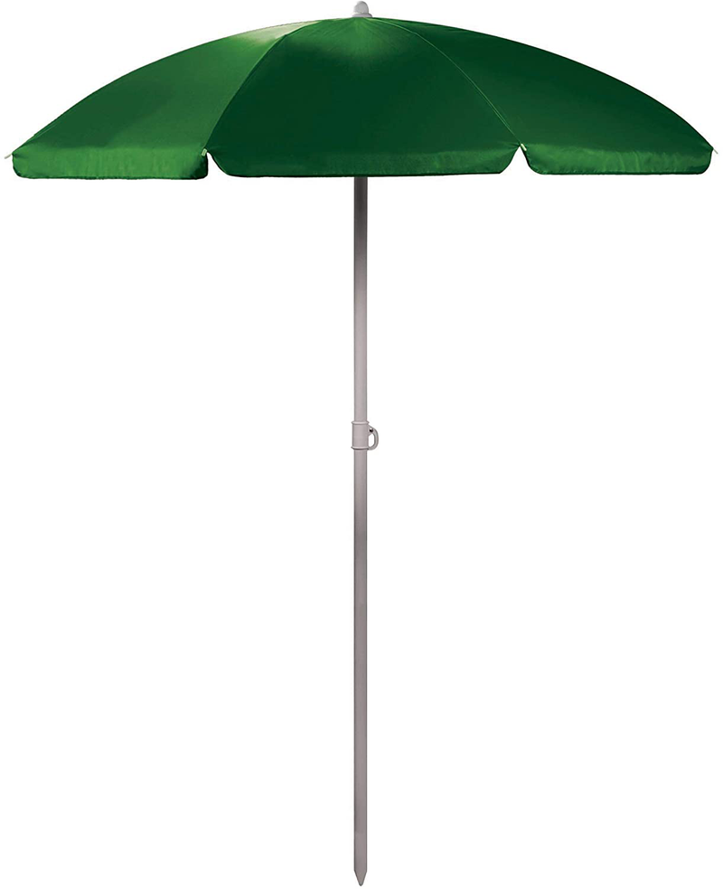 Picnic Time Portable Canopy Outdoor Umbrella, Black Home & Garden > Lawn & Garden > Outdoor Living > Outdoor Umbrella & Sunshade Accessories ONIVA - a Picnic Time brand Hunter Green  
