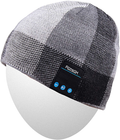 Rotibox Bluetooth Beanie Hat Wireless Headphone for Outdoor Sports Xmas Gifts  Rotibox A3-bb012-black  