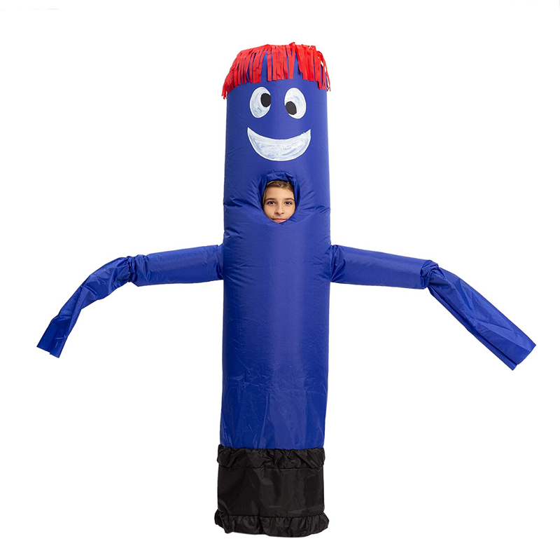 Spooktacular Creations Inflatable Costume Tube Dancer Wacky Waiving Arm Flailing Halloween Costume Child Size