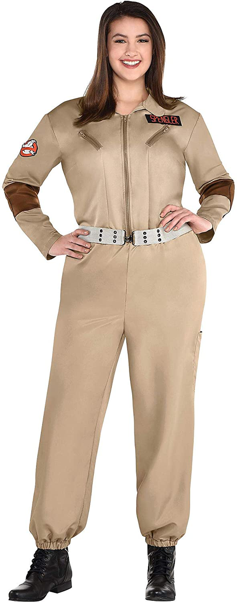 Party City Classic Ghostbusters Halloween Costume for Women, Plus Size, Includes Badges Apparel & Accessories > Costumes & Accessories > Costumes Party City XXL  