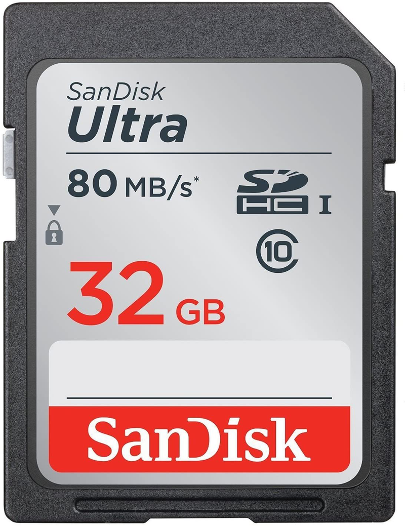 SanDisk Ultra 64GB Class 10 SDXC UHS-I Memory Card up to 80MB/s (SDSDUNC-064G-GN6IN) Electronics > Electronics Accessories > Memory > Flash Memory > Flash Memory Cards SanDisk Card 32GB 