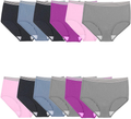 Fruit of the Loom Women's Tag Free Cotton Brief Panties (Regular & Plus Size) Apparel & Accessories > Clothing > Underwear & Socks > Underwear Fruit of the Loom Brief - 12 Pack - Assorted Heathers Brief 7