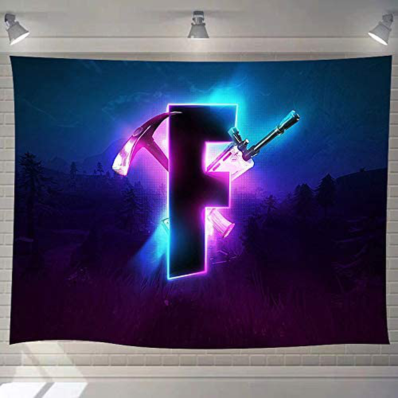 DBLLF Video Gaming Tapestry Funny Cool Game Theme Stuff Tapestries for Men Teen Boy Bedroom, Funny Modern Video Game Tapestries Poster Blanket College Dorm Home Decor 80”60” DBZY0601 Home & Garden > Decor > Artwork > Decorative TapestriesHome & Garden > Decor > Artwork > Decorative Tapestries DBLLF 92.5Wx70.9L  