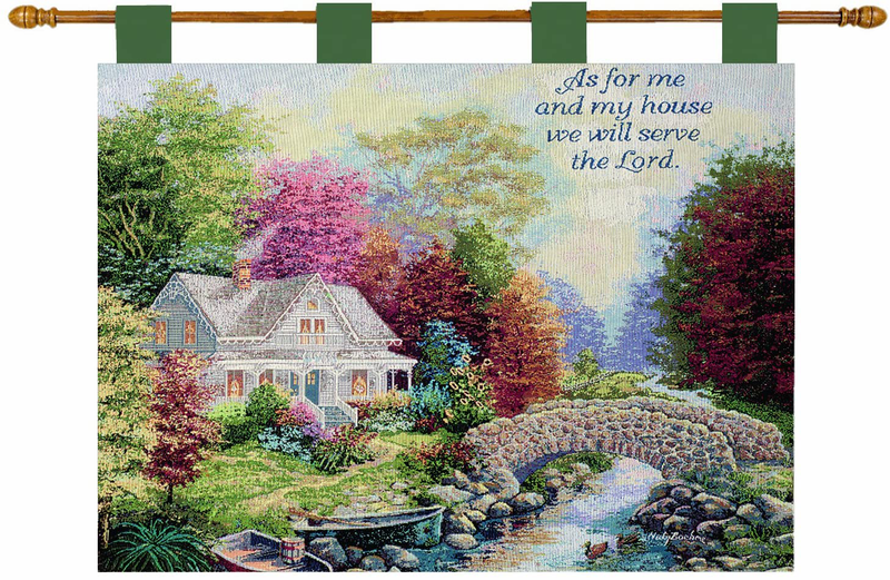 Manual Inspirational Collection 13 X 18-Inch Wall Hanging with Frame, Ten Commandments Home & Garden > Decor > Artwork > Decorative Tapestries Manual Woodworker Autumn Tranquility with Verse by Nicky Boehme 36 by 26-Inch 