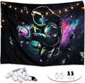 Sosolong Astronaut Tapestry, Galaxy Tapestry Outer Space Tapestry for Boys Bedroom Decor ，Living Room Or Dorm Wall A Hanging Tapestry (PLANET, 59in*51in) Home & Garden > Decor > Artwork > Decorative Tapestries Sosolong ROCK 59in*51in 