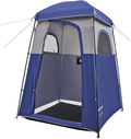 Kingcamp Shower Tent Oversize Outdoor Shower Tents for Camping Dressing Room Portable Shelter Changing Room Shower Privacy Shelter Single/Double Shower Tent Sporting Goods > Outdoor Recreation > Camping & Hiking > Portable Toilets & Showers KingCamp Single-BLUE  